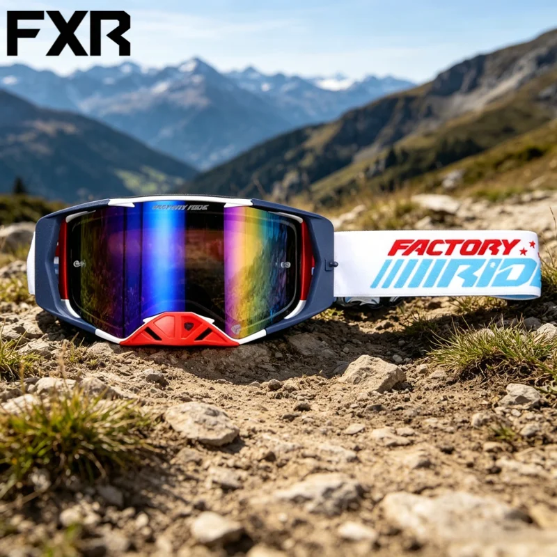 

FXR Motocross Racing Goggles Anti Fog Windproof Cycling Glasses Men Motorcycle Protective Eyewear For Off Road Riders Sports Use