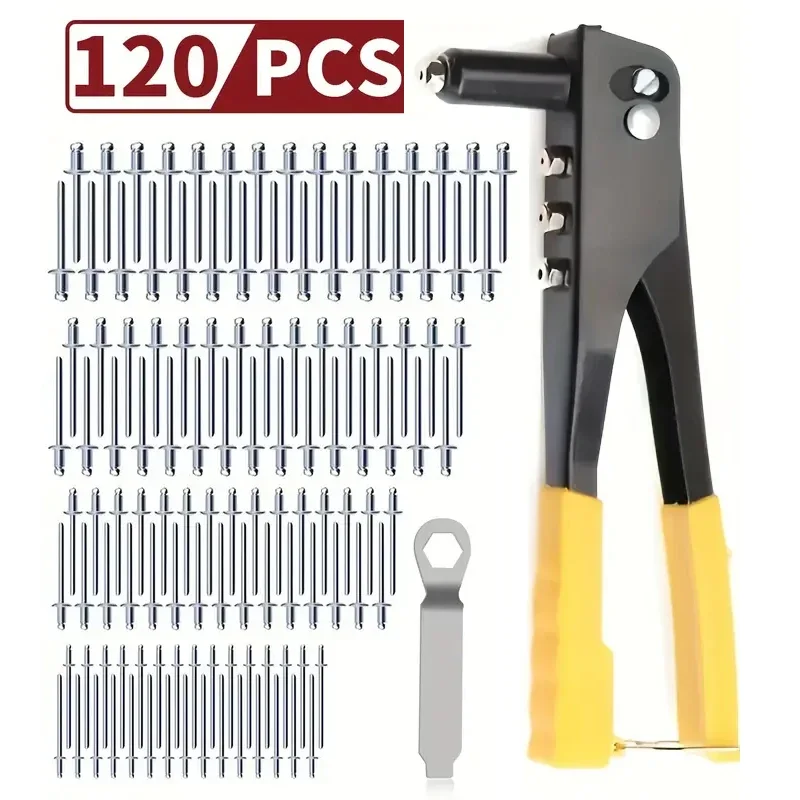 Professional Grade Manual Double Handle Blind Riveting Gun Pulling Cap Gun Riveting Hand Tools