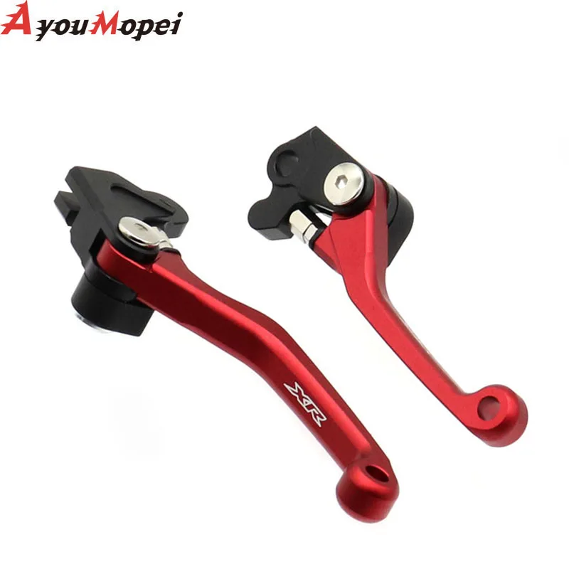 For HONDA XR400 1996-2004 Motorcycle Accessories Pivot Brake Clutch Levers Dirt Pit Bike CNC Aluminum Alloy Handle Bar