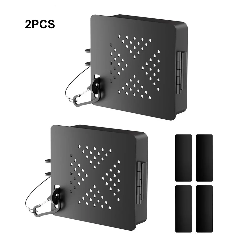 

2 комплекта торцевых крышек бампера для автофургона, алюминиевая крышка для хранения канализационного шланга для автофургона с вентиляционными отверстиями без насекомых для квадратных бамперов для кемпера 4 дюйма