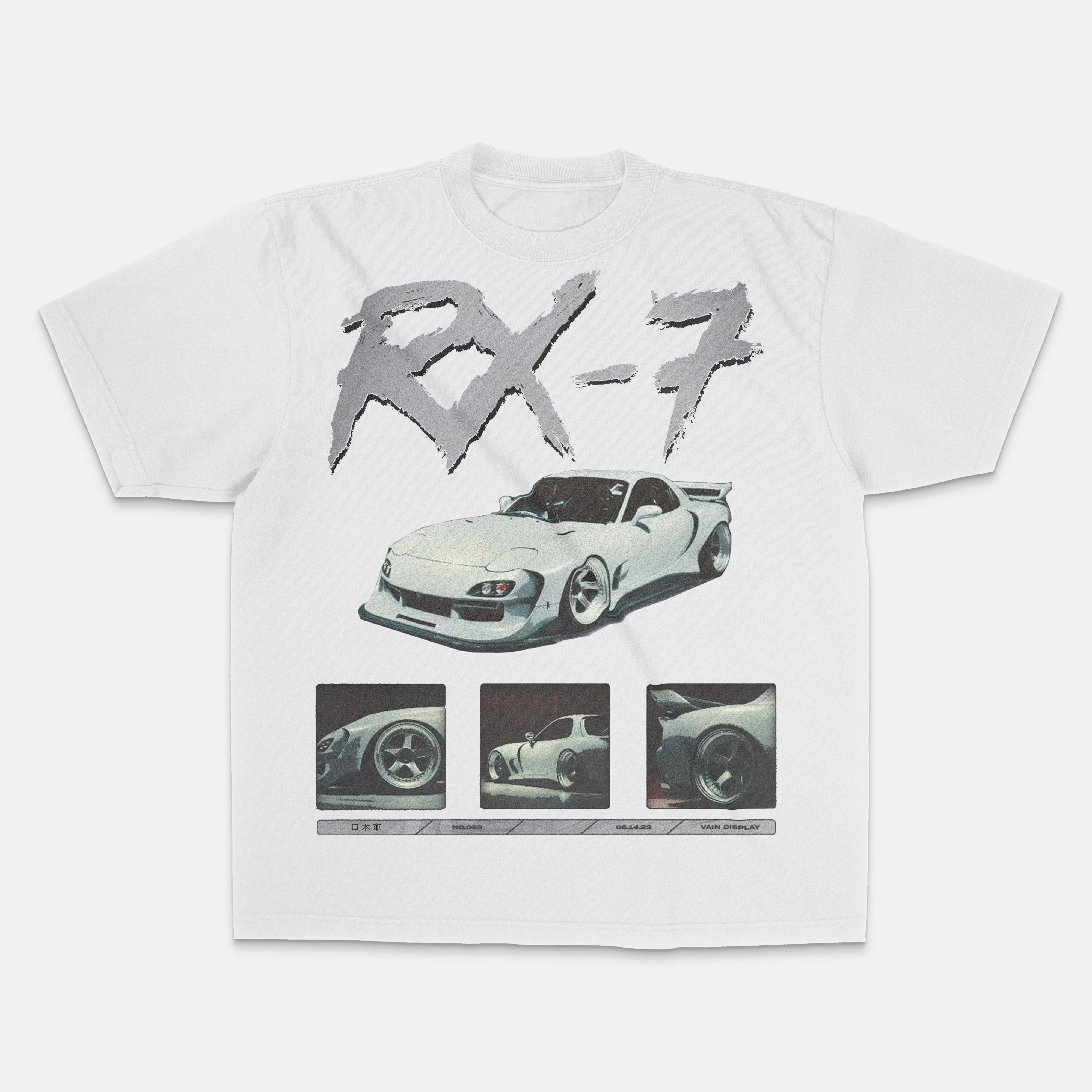 RX-7 VINTAGE Retro Japanese Rotor Legend T-Shirt Cotton Graphic Tee Men Women Summer Streetwear