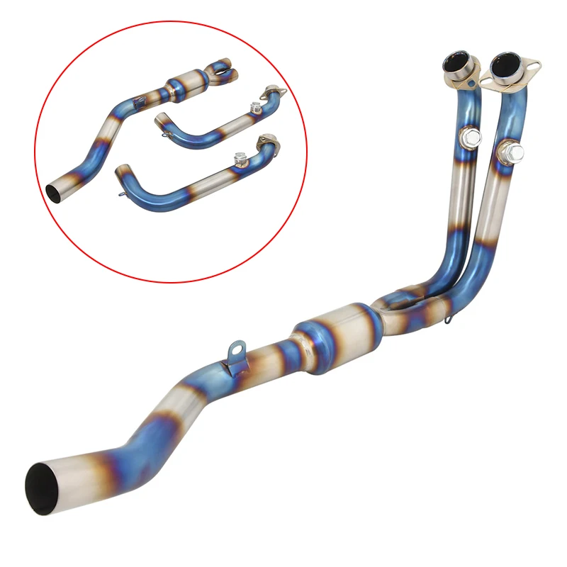 

Slip On For CFMOTO 450SR 450 SR Motorcycle Exhaust System Escape Titanium Alloy Front Link Pipe Connect Original Muffler Moto