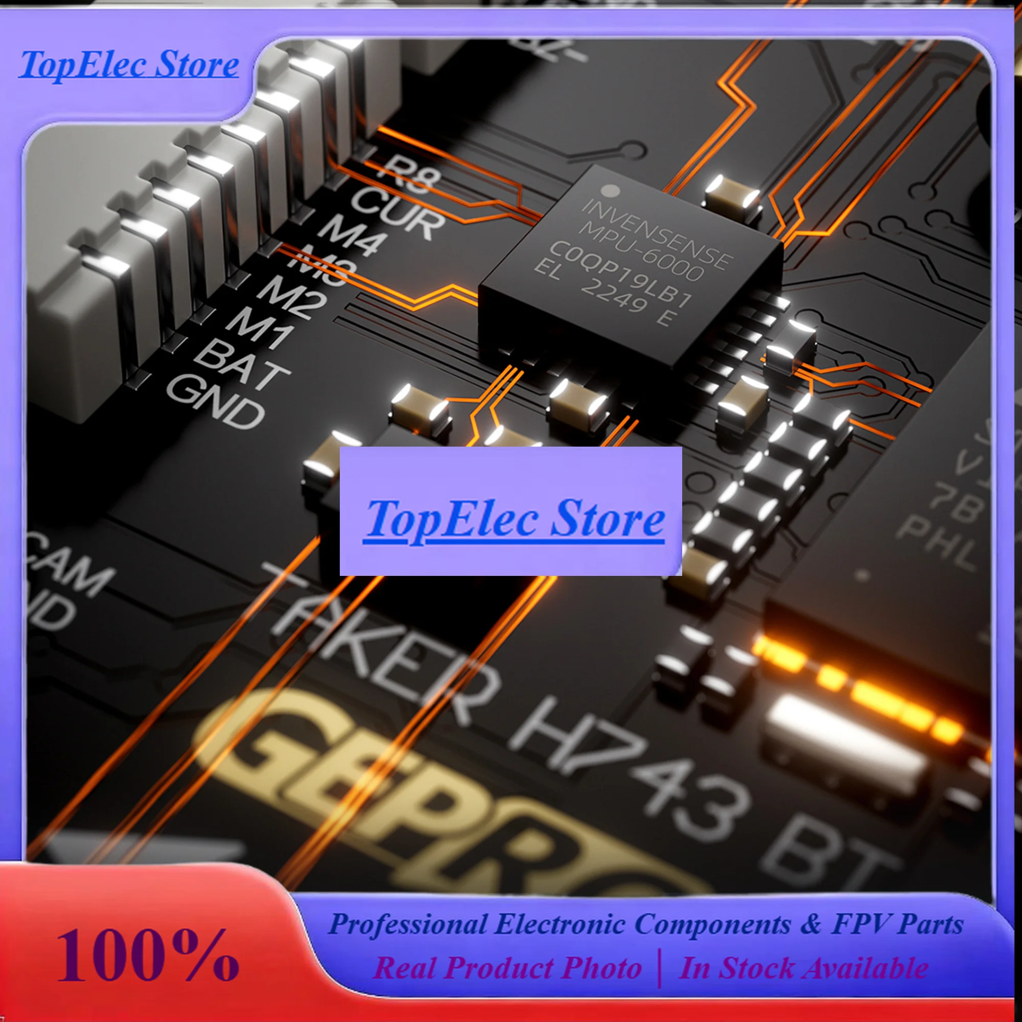 TopESsGeprc Taker H743 Bt 32bit 65a Stack 32bit 65a 4in1 Esc Dual Gyro Data Analyze Record Flight Barometer Racing Fpv Drone Moz