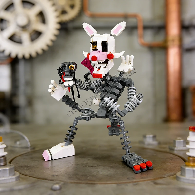 

524 PCS Customized MOC Famous Game Series Hinged Fox Robot Model Building DIY Blocks Brick Assembly Toy Educational Holiday Gift