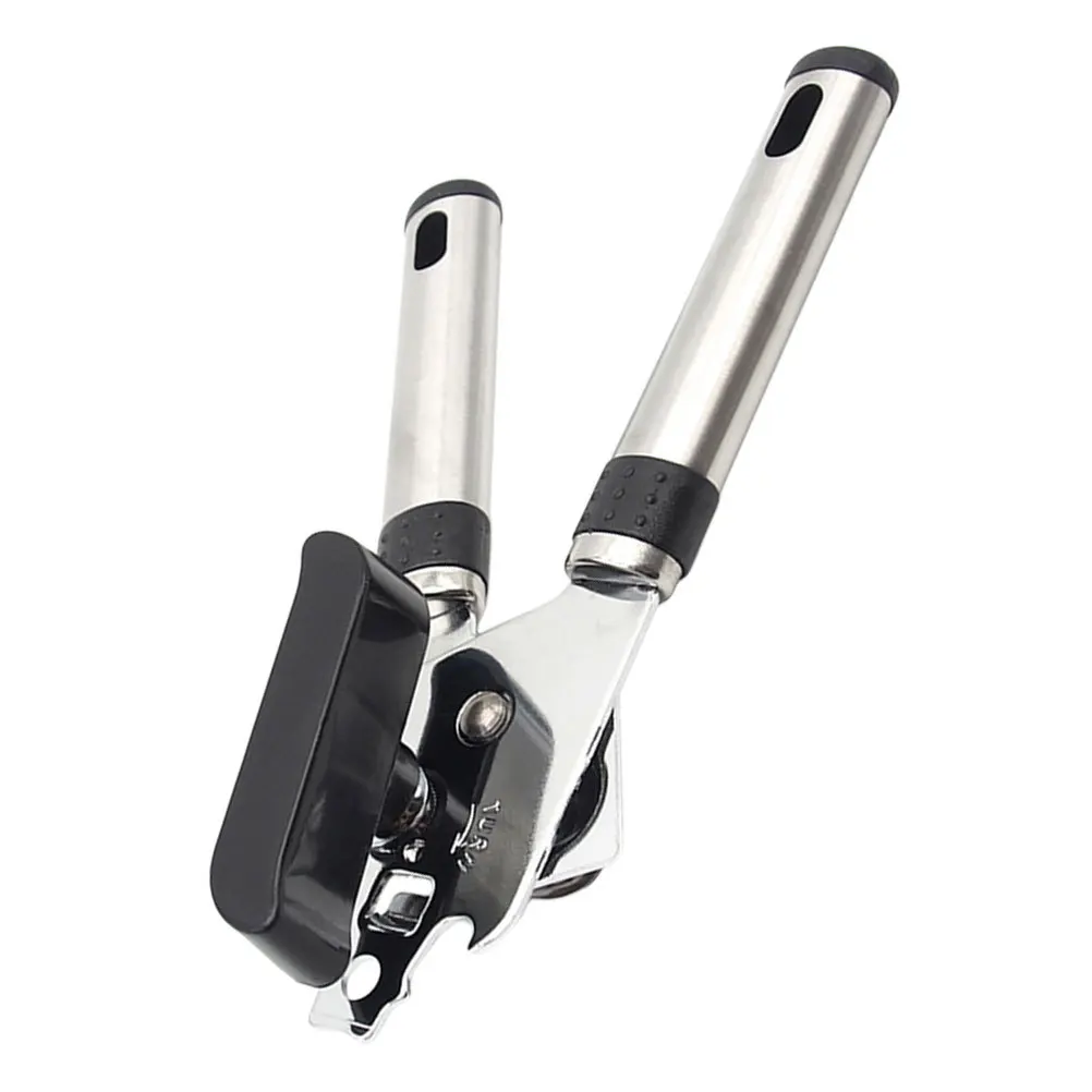 

1Pcs Can Opener Stainless Steel Kitchen Tool Large Knob Multi-Functional Metal Can Opener Bottle Lid Lever