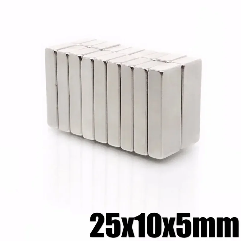 25x10x5mm Magnet  5/20/50/100pcs Block Square for Garage Tool Office Refrigerator Whiteboard Kitchen Fridge 25*10*5mm Accessory