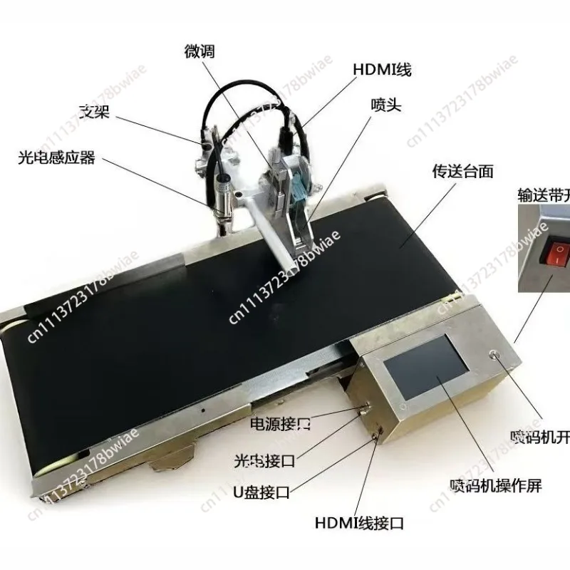 Inkjet printer Fully automatic intelligent online inkjet printer assembly line Production date