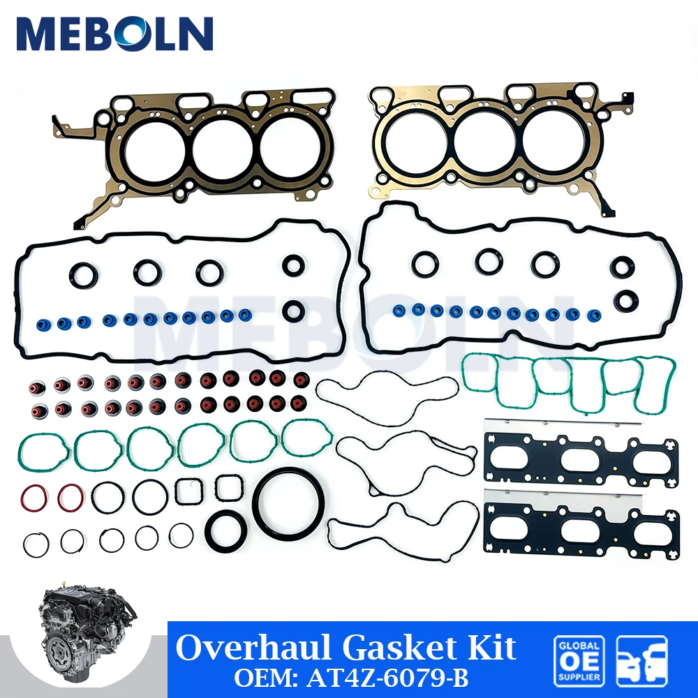 Engine Overhaul Gasket Kit For Ford Explorer 3.5 F-150 Edge FLEX INTERCEPTOR SEDAN T35PDED 3.5L V6 Car Accessories AT4Z-6079-B