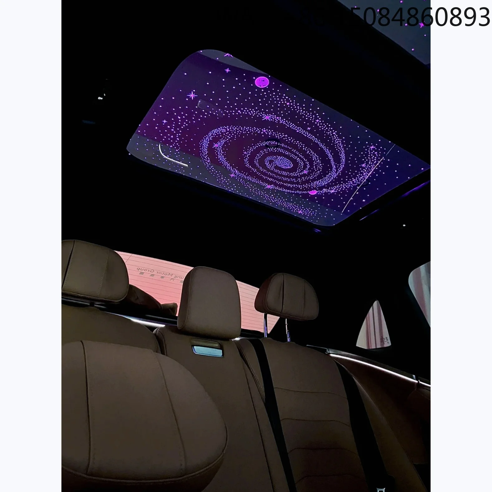 Dazzling Shining Starry Sky Vinyl Sticker Universal Car Sunroof Top Interior Decorative Light Film