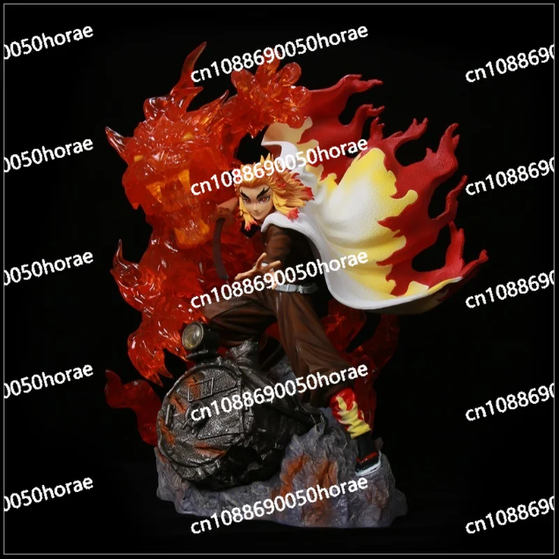 Ghost Destroyer Blade, Purgatory Apricot Shoulang TNT Flame Pillar, Flame Breath, Colorful Glow, Statue, Boxed Figure