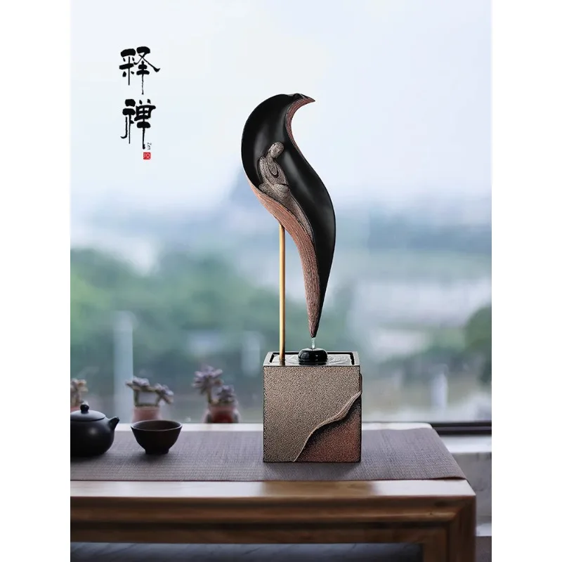 

Hanyuntang Zen flowing water ornaments living room desktop tea table Chinese creative indoor circulating water fountain lucky