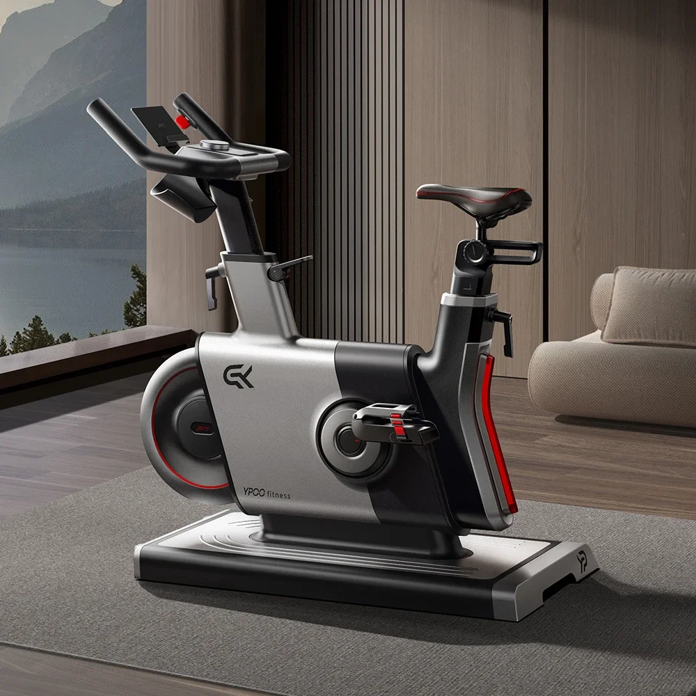 Exercise Bike,Home Commercial Gym Equipment Indoor Riding Spinning Bikes Exercise Spin Bike With YPOOFIT App