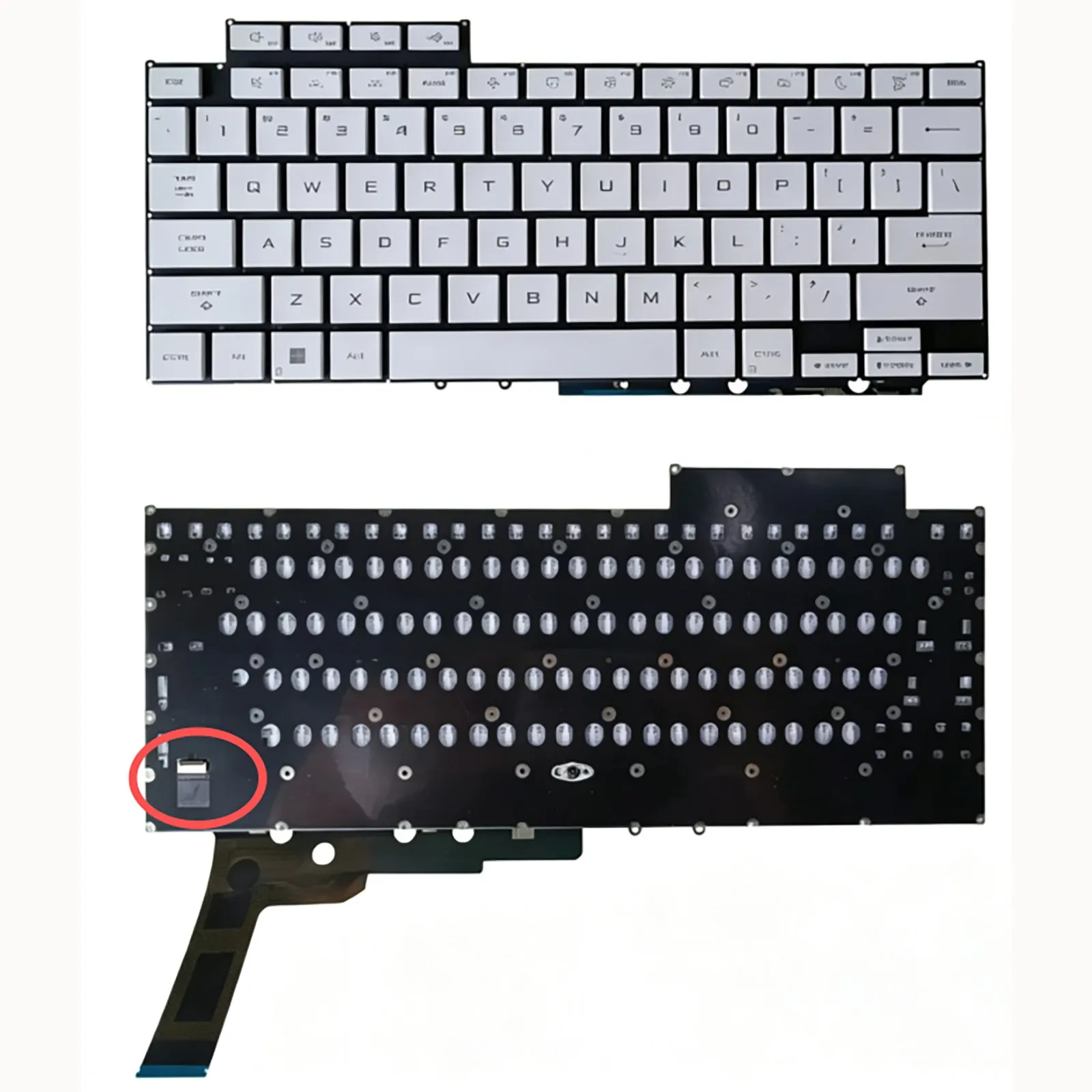 US Layout for Asus ROG Zephyrus G16 GU605 GU605G/GU605WU/GU605WV/GU605CP/GU605MV/GU605MI/GU605MU/GU605MY Laptop Keyboard