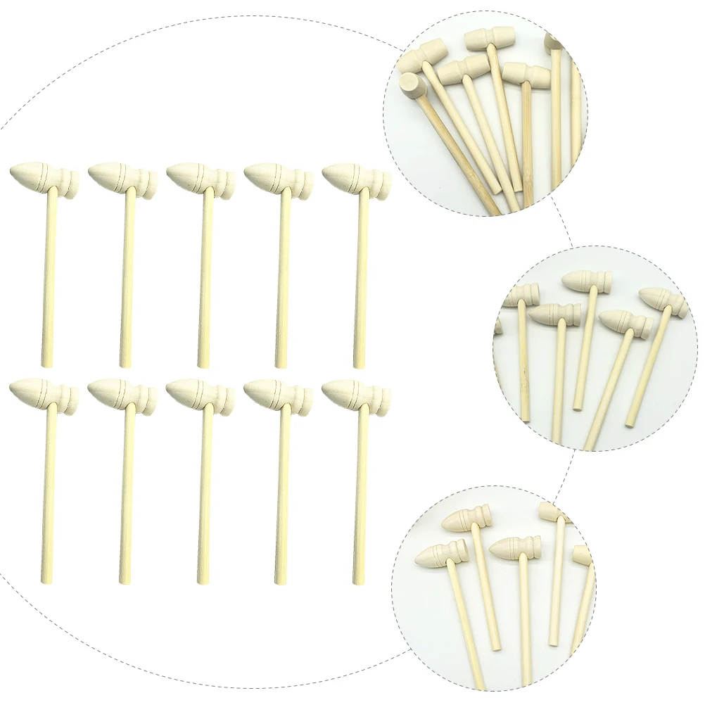 

Wooden Hammer Toy Mini Crab Educational Gavel Toddler Seafood Mallet Cake Tool Mini Crab Hammer Simple
