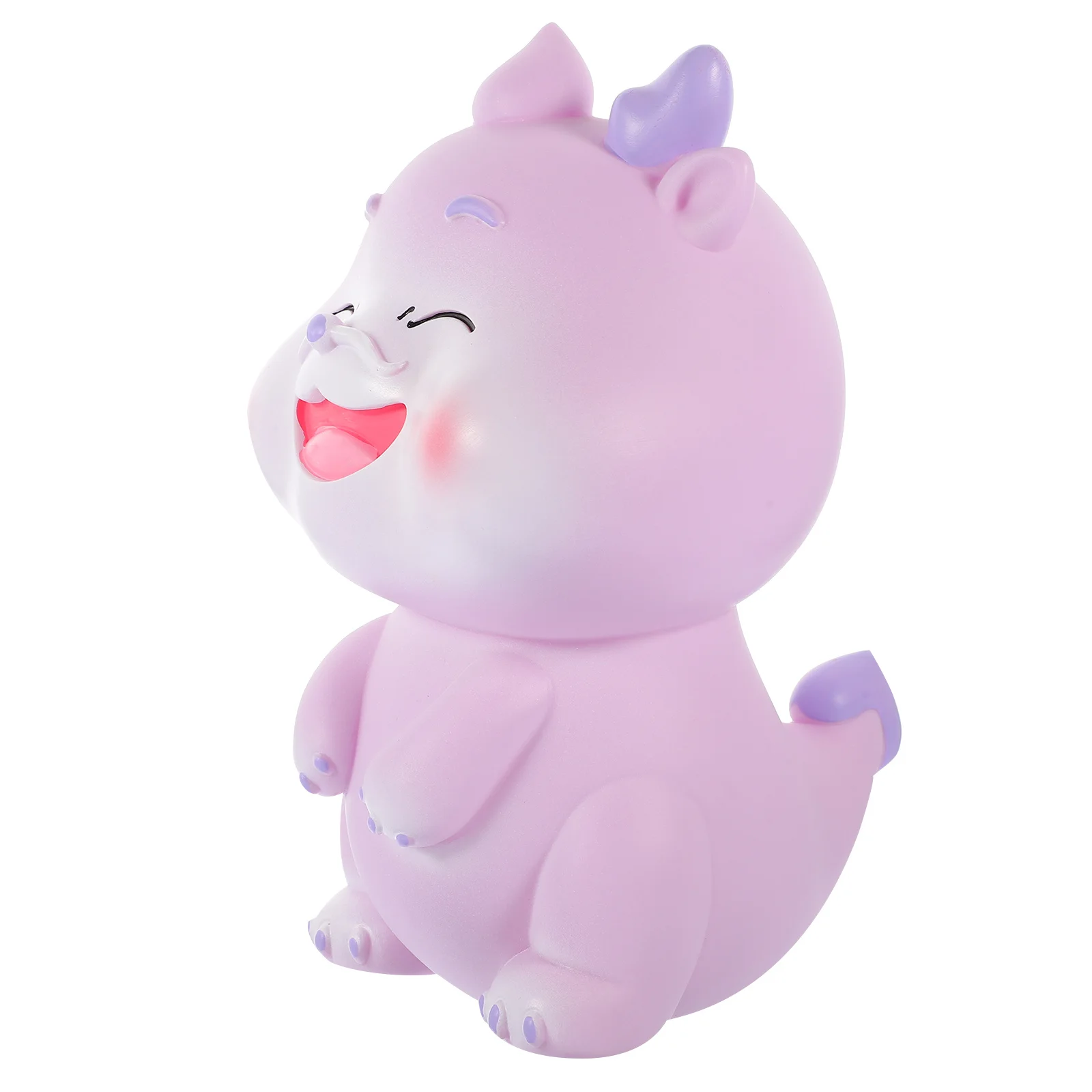 1pc 子供貯金箱ドラゴン形ビニール貯金瓶耐久性のあるフェスティバル装飾デスクトップ装飾子供のための新年のギフト