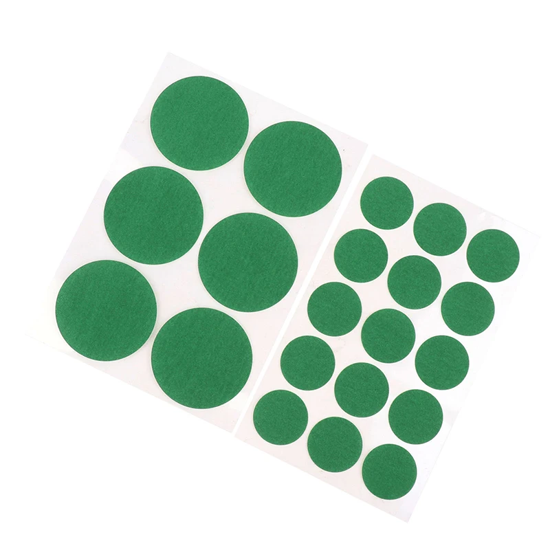 

2Sheets Green Round Self Adhesive Pool Table Cloth Sticker Snooker Patch Repair Mending Patch Billiard Table Stickers Kit