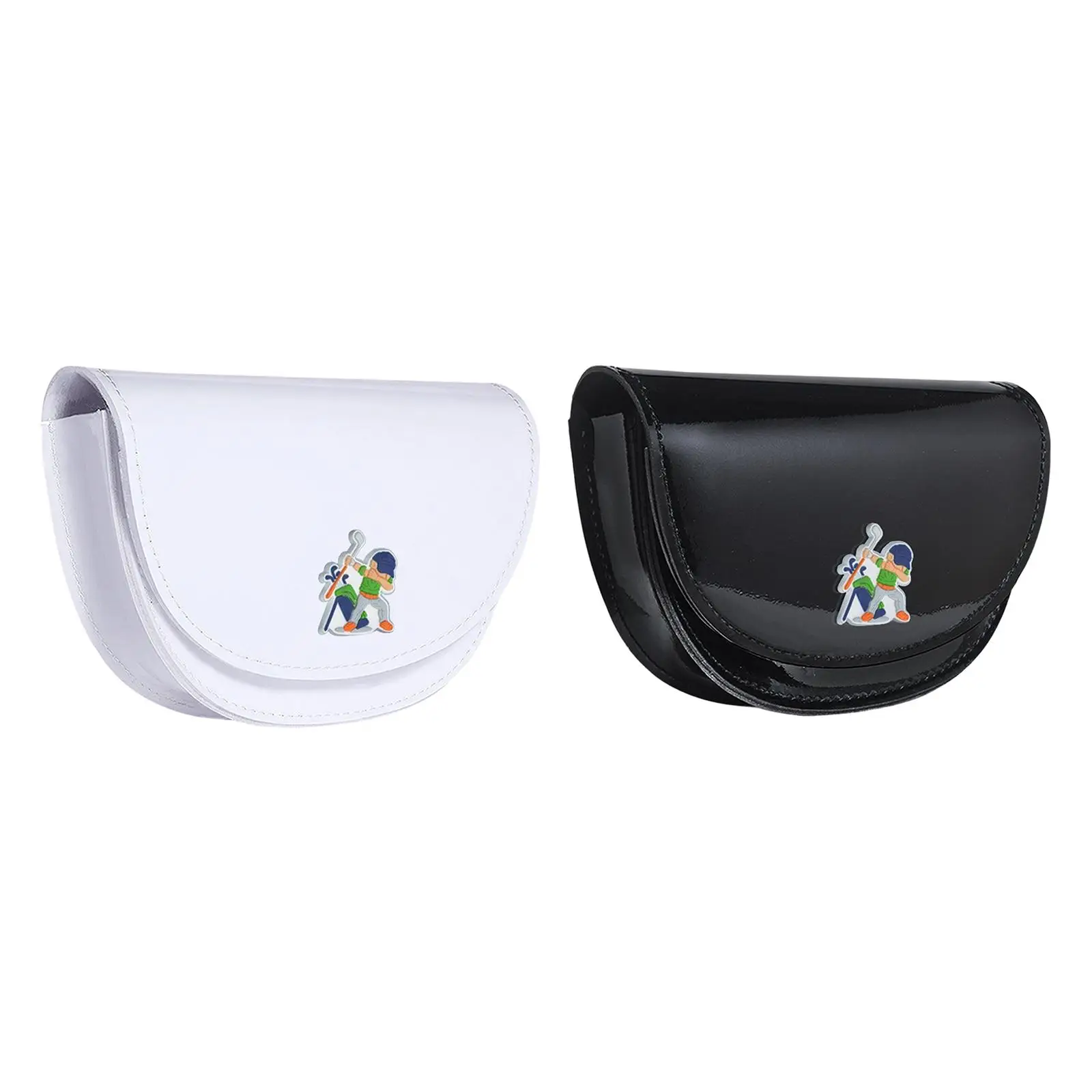 

Golf Rangefinder Case PU Leather Waterproof Golfer Gift Lightweight Golf Ball Waist Bag Protective Case Rangefinder Storage Bag