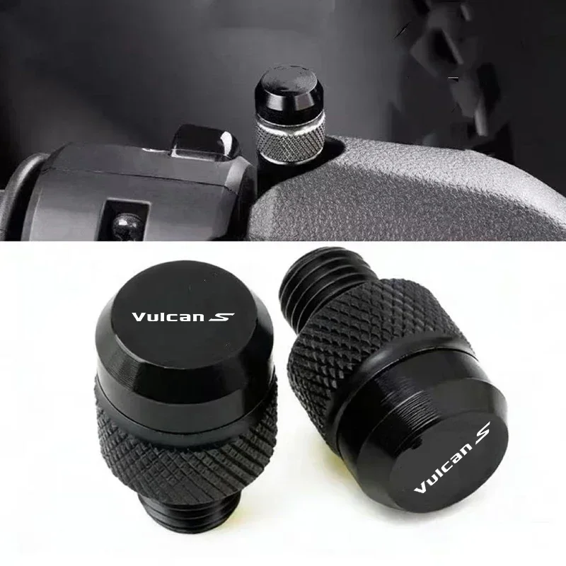 Motorcycle M10*1.25 Aluminum Screws Bolts Mirror Hole Plugs Cap For Kawasaki VULCAN S 650cc 650 CC Accessories