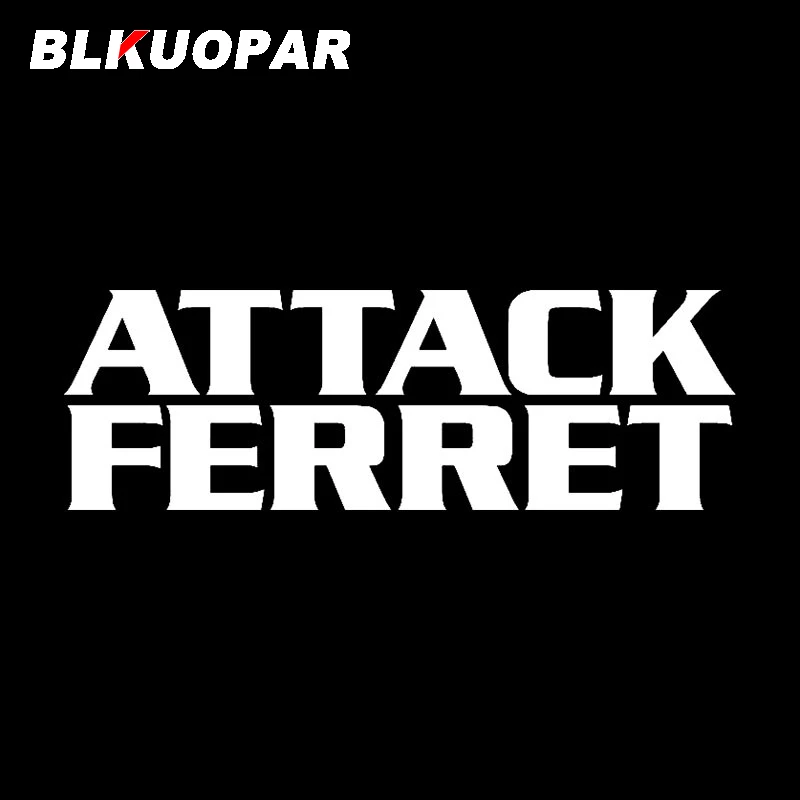 BLKUOPAR هجوم النمس ملصقات السيارات شخصية للماء الديكور مضحك المألوف الإبداعية دراجة نارية باب السيارة حامي