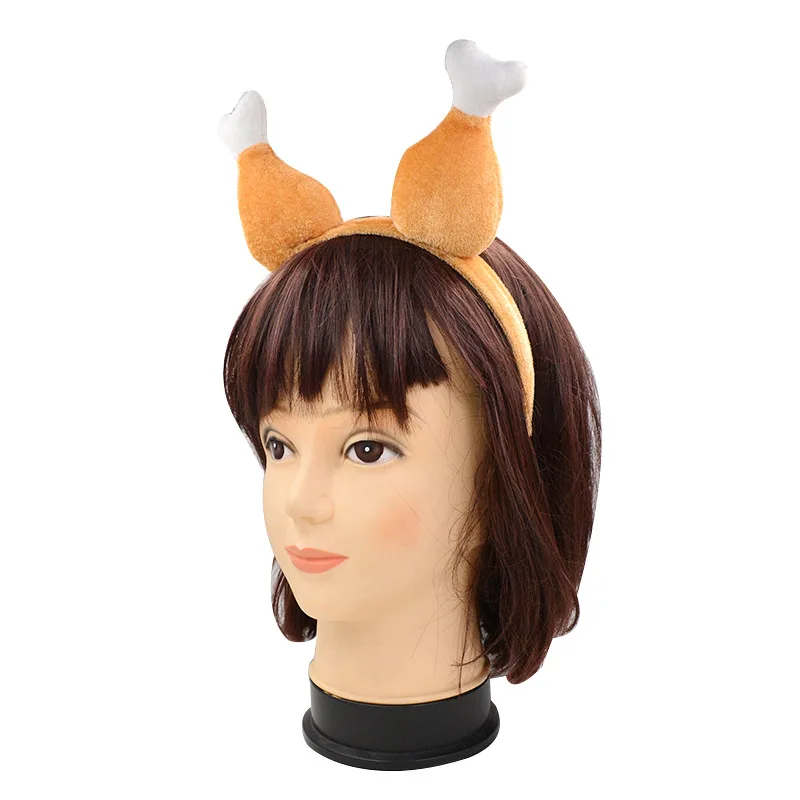 Sombrero de pavo divertido disfraz de baqueta de pollo tocado fiestas de disfraces novedad vacaciones accesorio decorativo