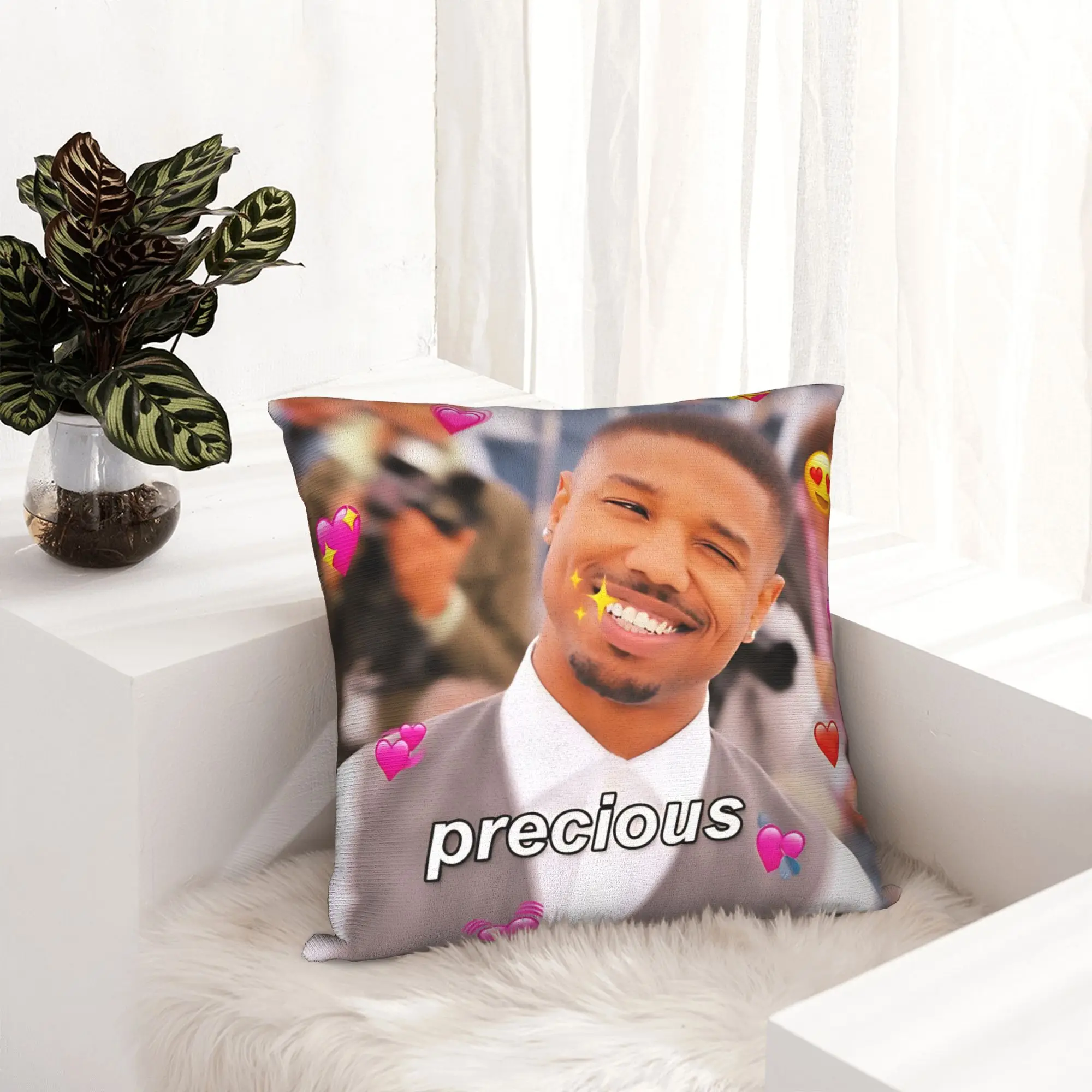 Michael B. Jordan Pillow Cover  Morden Pillow Case For Sofa Home Decor Graphic Pillowcases Gift