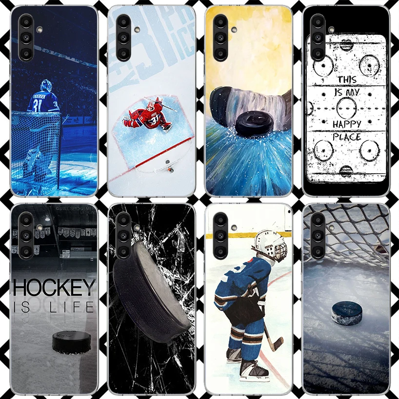 Ice Hockey Rink Sport Phone Case for Samsung Galaxy A17 A37 A57 A16 A26 A36 A56 A15 A25 A35 A55 A14 A24 A34 A54 A13 A23 A33 A53 