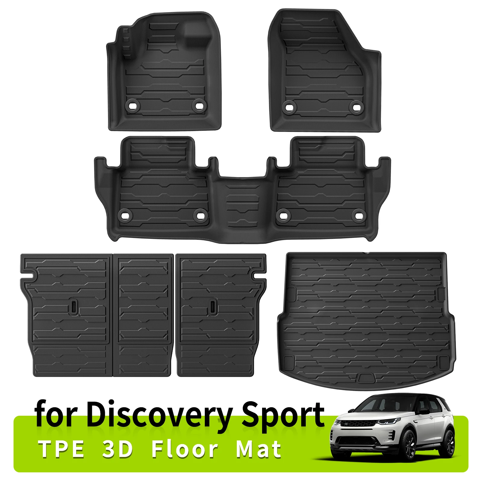 

Car Floor Mats for Discovery Sport 2024 Trunk Pad Waterproof Anti-Slip Accessories 3D TPE Left Hand Driving