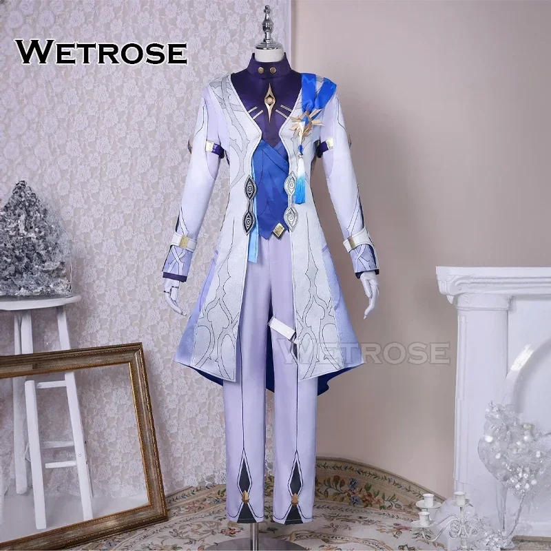 【Wetrose】 In Stock Sunday Cosplay Costume Honkai Star Rail Sunday Oak Family Full Set Wig Halloween Xmas