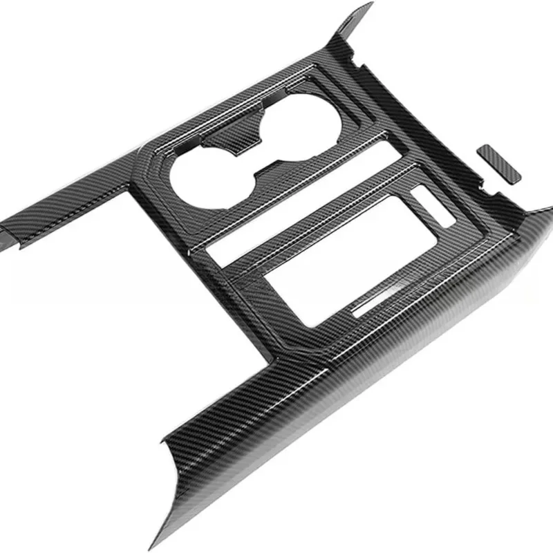 

Suitable for Ford F150 ABS Carbon Fiber Center Console Shift Cup Bracket Trim 2015~ 2020
