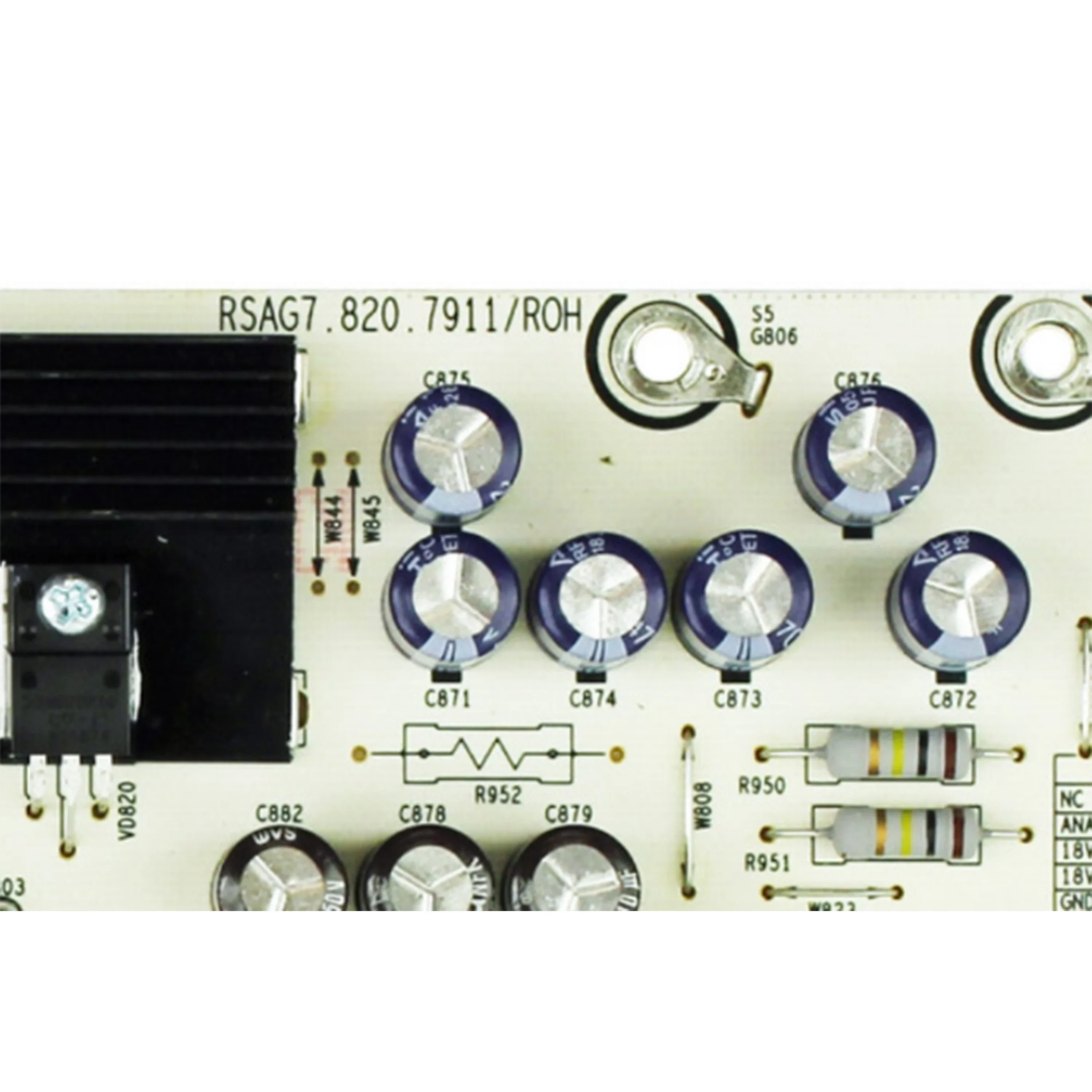 Genuine RSAG7.820.7911/ROH HLL-5465WC 221727 Power Supply Board is for 65H6E 65R6E H65A6140 H65AE6030 65R6070E 65H6080E TV Parts