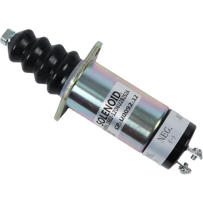 

12V 1502-12D6U2B2S2A SA-3405-T Fuel Shutoff Solenoid for Woodward Perkins UB704 Diesel Engine Caterpillar 216 246 Skid Steer