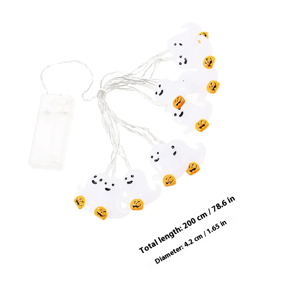 سلسلة أضواء 200 سم تعمل أضواء LED للزينة لساحة الحفلات والمنزل الداخلي والخارجي، زينة الهالوين العتيقة، #3