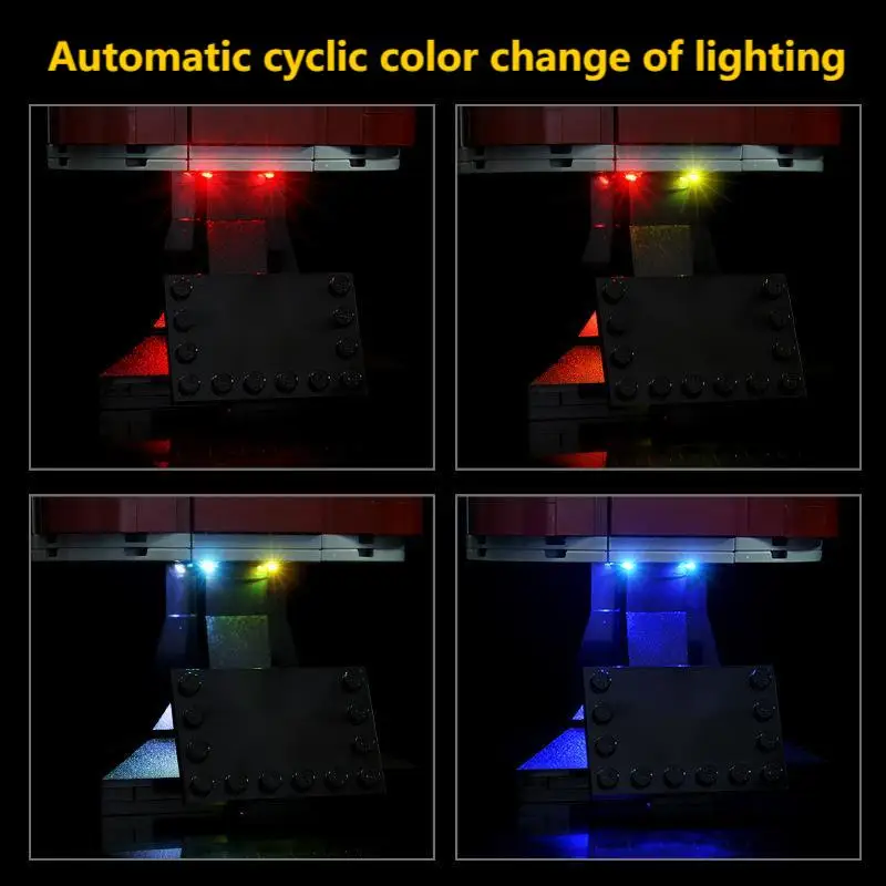 LYBMTWF LED Lighting Kit Compatible with Lego 76223 Nano Gauntlet Model (NOT Include The Model Bricks)