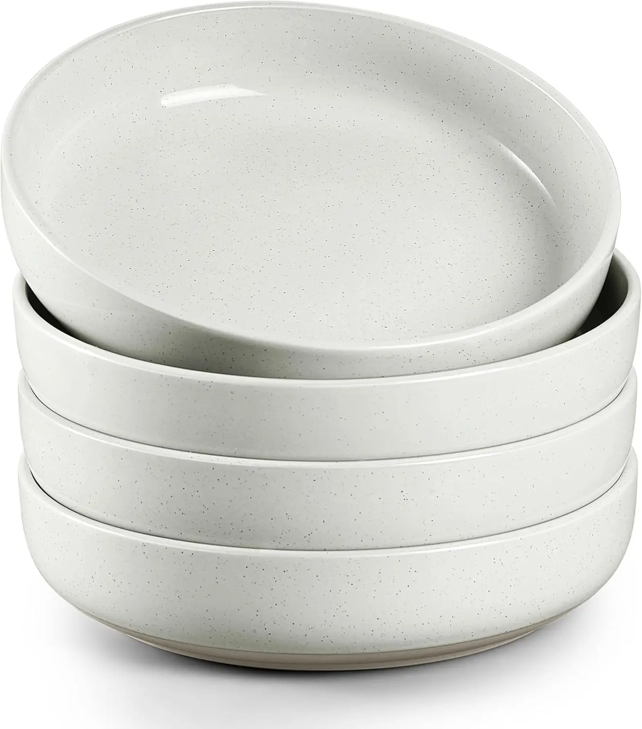 

Pasta Bowls Set of 4, 33oz Large Salad Bowls for Home Kitchen, Ceramic Serving Plates for Soup, Cereal, Scratch-resista