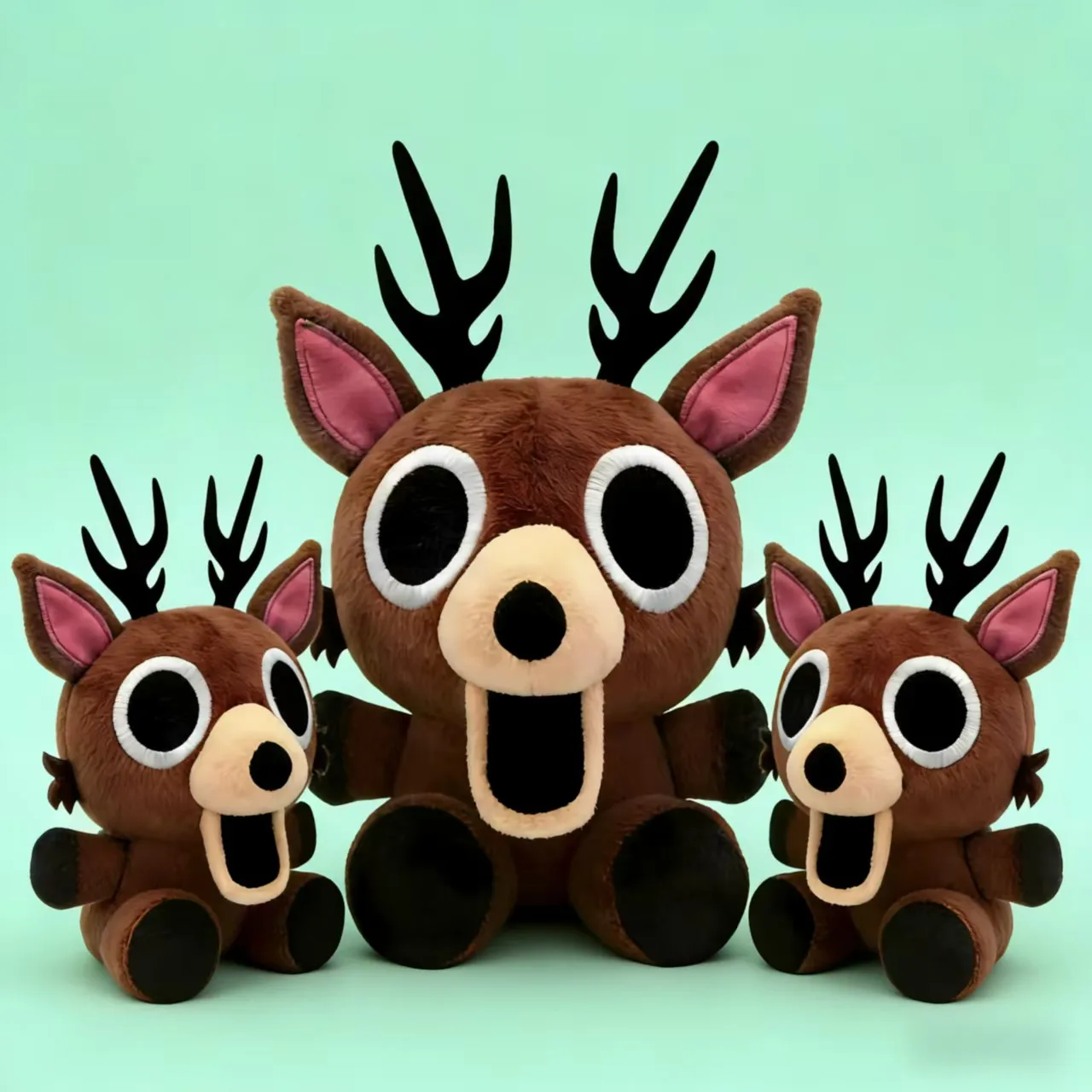 

Мягкая игрушка-олень из серии «99 ночей в лесу», забавная игрушка, подарок на Рождество, аниме-аксессуар, мягкая кукла, новинка 2025 года, милая кукла-олень**