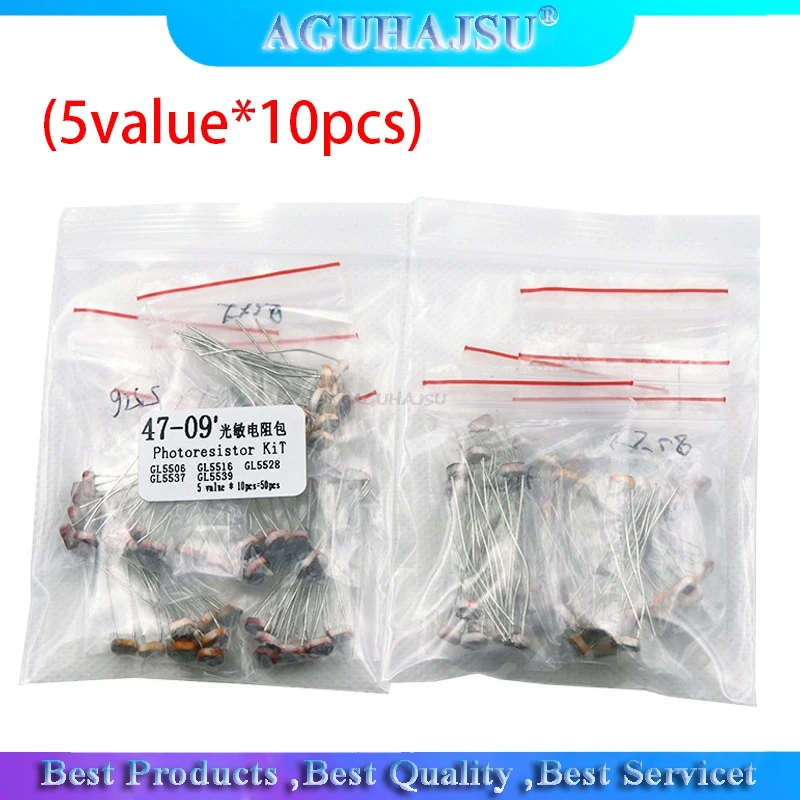 50Pcs(5Value*10Pcs)…