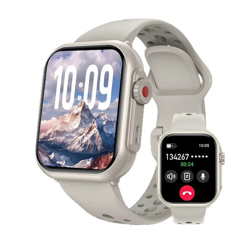 

Watch Men Women 1000mAh AMOLED Heart Rate 100+Sport Bluetooth Call Track Waterproof Smart Watch For IOS Android