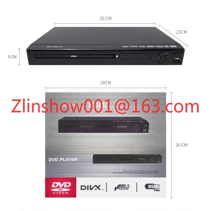 

Домашний DVD-плеер HD с погружным звуком, прозрачным и острым воспроизведением видео, поддержкой нескольких интерфейсов, поддержкой OEM ODM