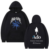 Ado World Tour 2025 Hibana Hoodie Men Women Fashion Japanese Style Streetwear Unisex Casual Vintage Oversized Hooded Sweatshirt
