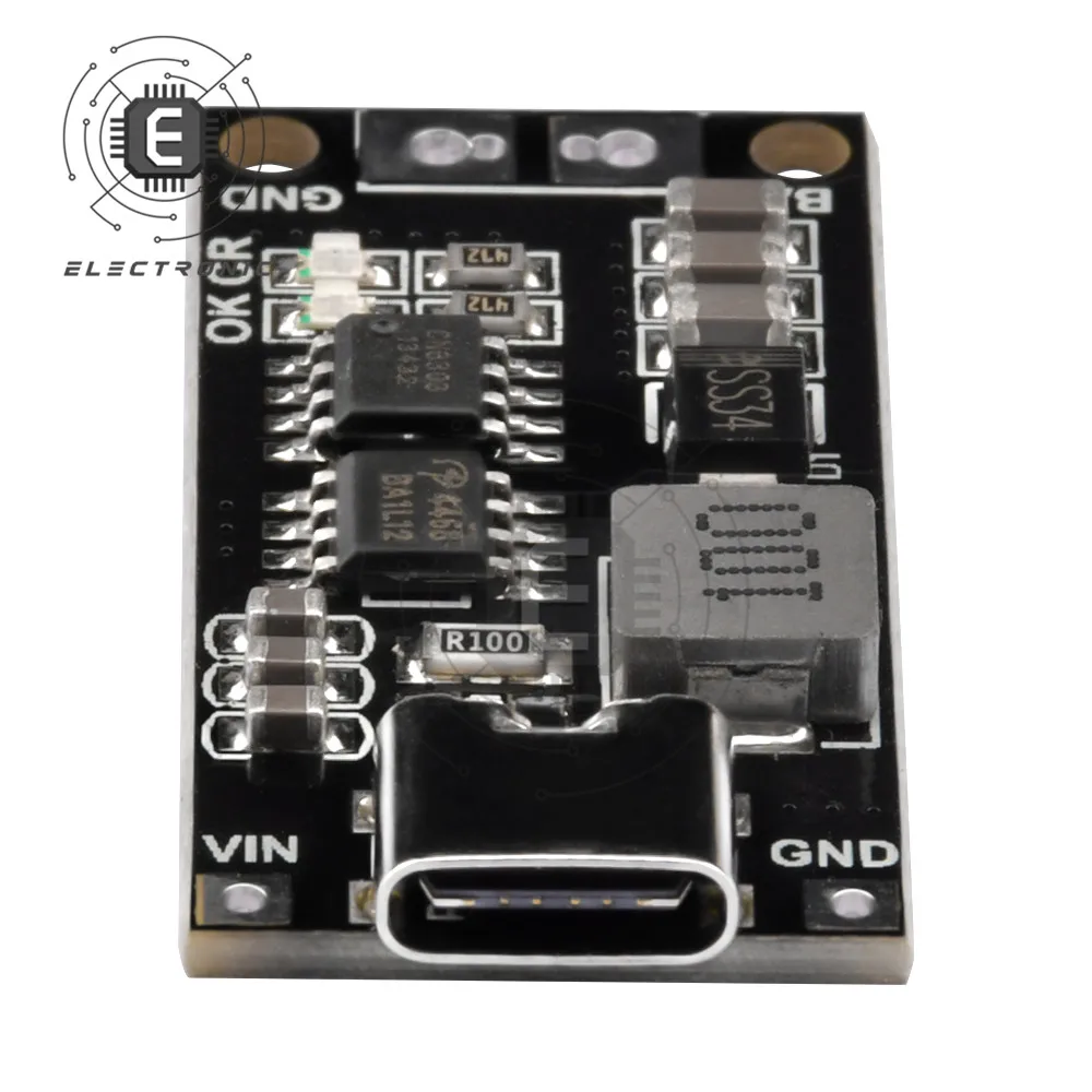2S 3S 4S Type-C ถึง8.4V 12.6V 16.8V Boost Polymer Li-Ion Charger 7.4V 11.1V 14.8V 18650แบตเตอรี่ลิเธียมแบตเตอรี่ชาร์จโมดูล