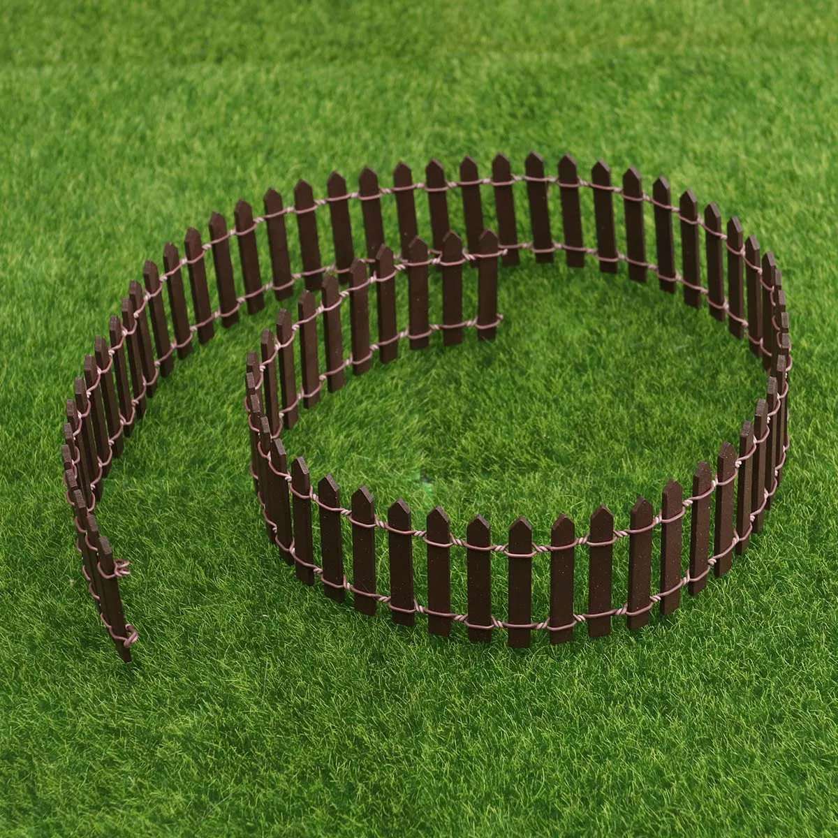 

Mini Fence Wooden Realistic Diy Fairy Garden Accessories For Dollhouse Micro Landscape Bonsai Terrarium Decoration