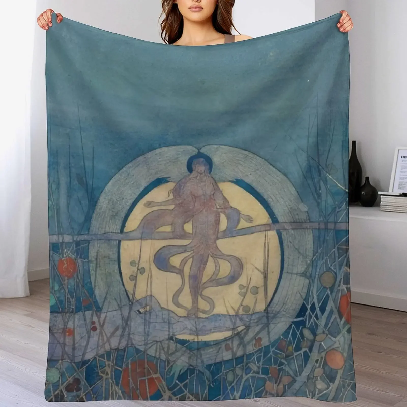 

charles rennie mackintosh art nouveau, paintings, artwork, prints Throw Blanket Comforter Decoratives Decorative Beds Blankets