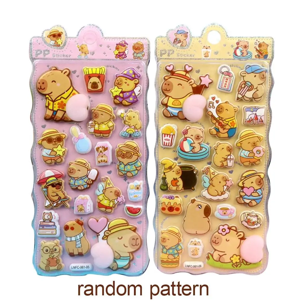 

3D Peach Squeeze Toy Sticker Eco Friendly Material Reusable Peel Off No Residue for Craft Stress Relief Decor