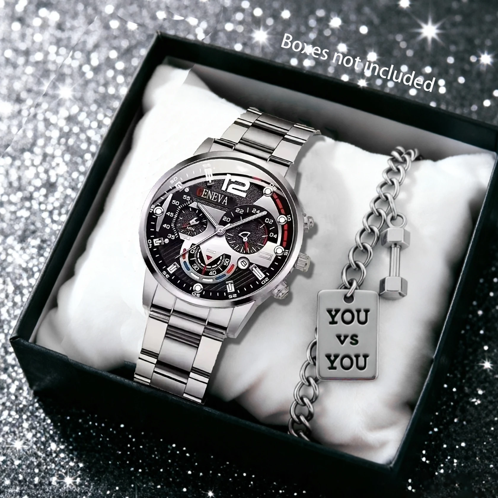 Brand new men's casual fashion watch bracelet, minimalist watch, perfect for daily commuting, perfect gift for friends
