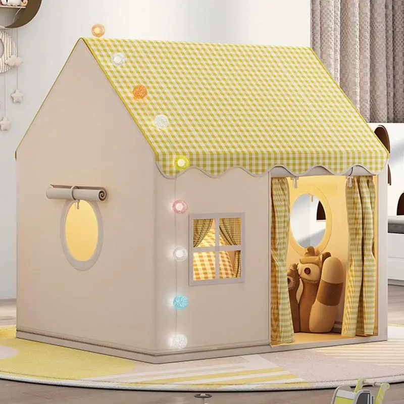 Grande tente de jeu intérieure pour enfants, château de princesse pliable, maison de jeu pour enfants, Base secrète, tente de jeu, jeu de lit