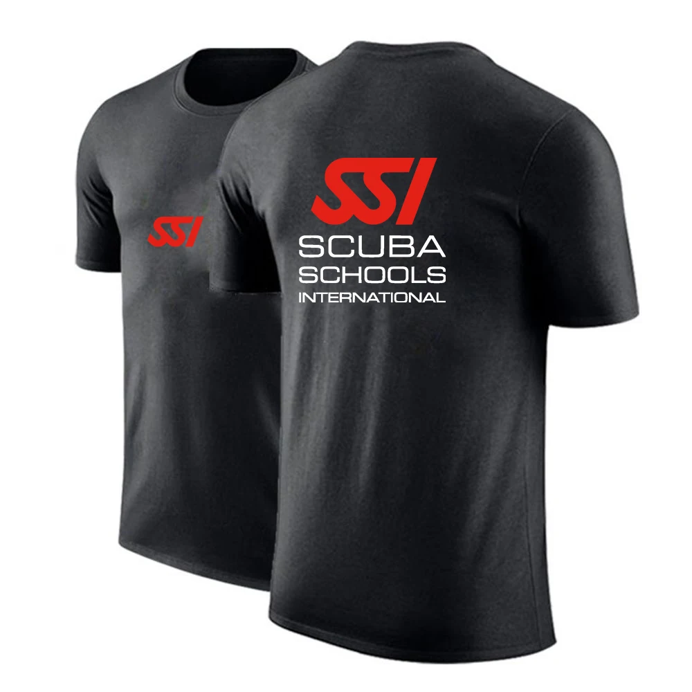 2024 New Scuba Diving Dive SSI Summer Men's Clothing ordinary Thin Short Sleeve Shirt Set Quick drying Comfortable Sportswear