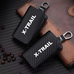 Autosleutel Bescherming Shell Tas Carbon Filber Autosleutel Geval Voor Nissan Xtrail X Trail T30 T31 T32 2021 2020 2019 2018 2017 - 2001