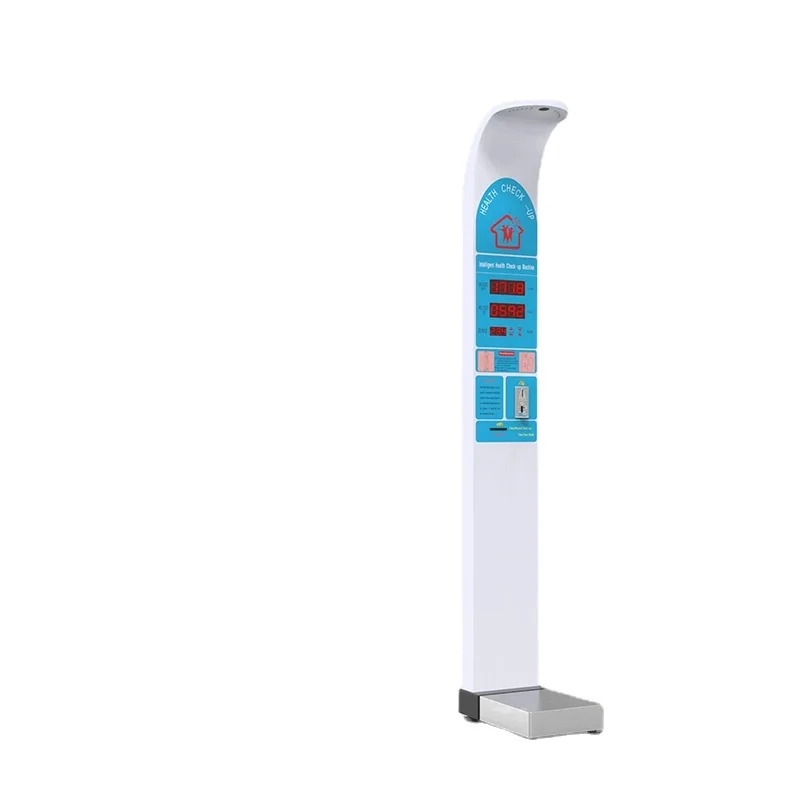

Human body fitness vending machine coin operated weight and height scale