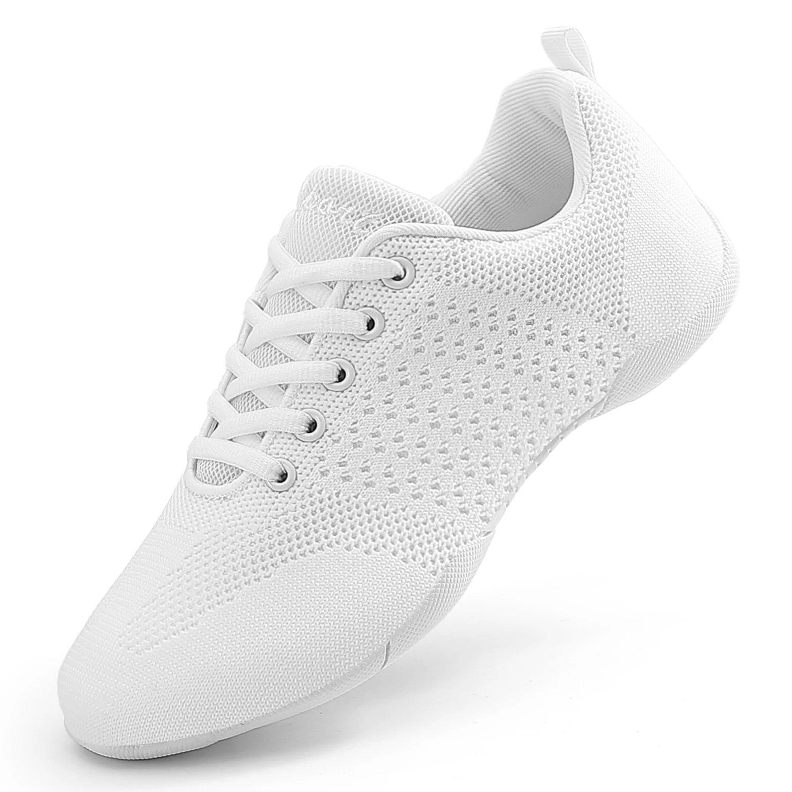 852 Zapatillas Deportivas Blancas de Malla para Mujer, Ligeras, para Aeróbic, Fitness, Entrenamiento, Deportes y Baile