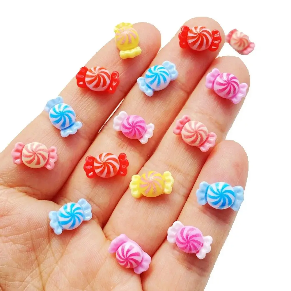 30 Piezas Nuevas de Resina para Decoración de Uñas, Dulces Coloridos, Dijes de Diseño, Pedrería, Manualidades DIY para Decoraciones 3D de Uñas